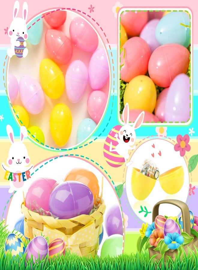 OCTERIC 180Pcs Easter Eggs, 2.3" Fillable Pastel Colors Plastic Easter Eggs Empty for Easter Hunt, Easter Basket Stuffers, Party Favor, Classroom Prize Supplies - Image 4